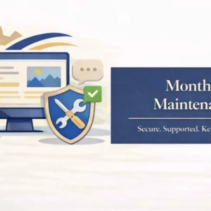 Monthly Website Maintenance & Support